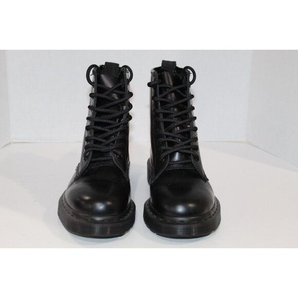 Dr. Martens 1460 Mono Smooth Leather Boots Doc Black Womens 8 US Mens 7 NO FLAWS main image 10